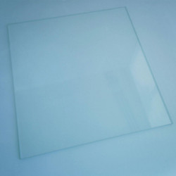 Heated bed glass